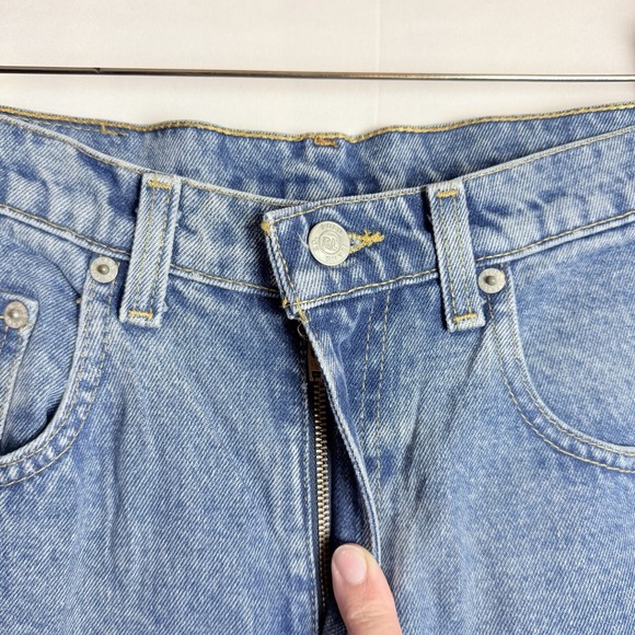 Vintage Polo Jeans Ralph Lauren Jeans Womens 12x31 90s Flag Patch Logo T23 - Picture 4 of 11